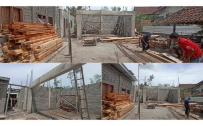 Progres Pembangunan SD Islam Elhakim